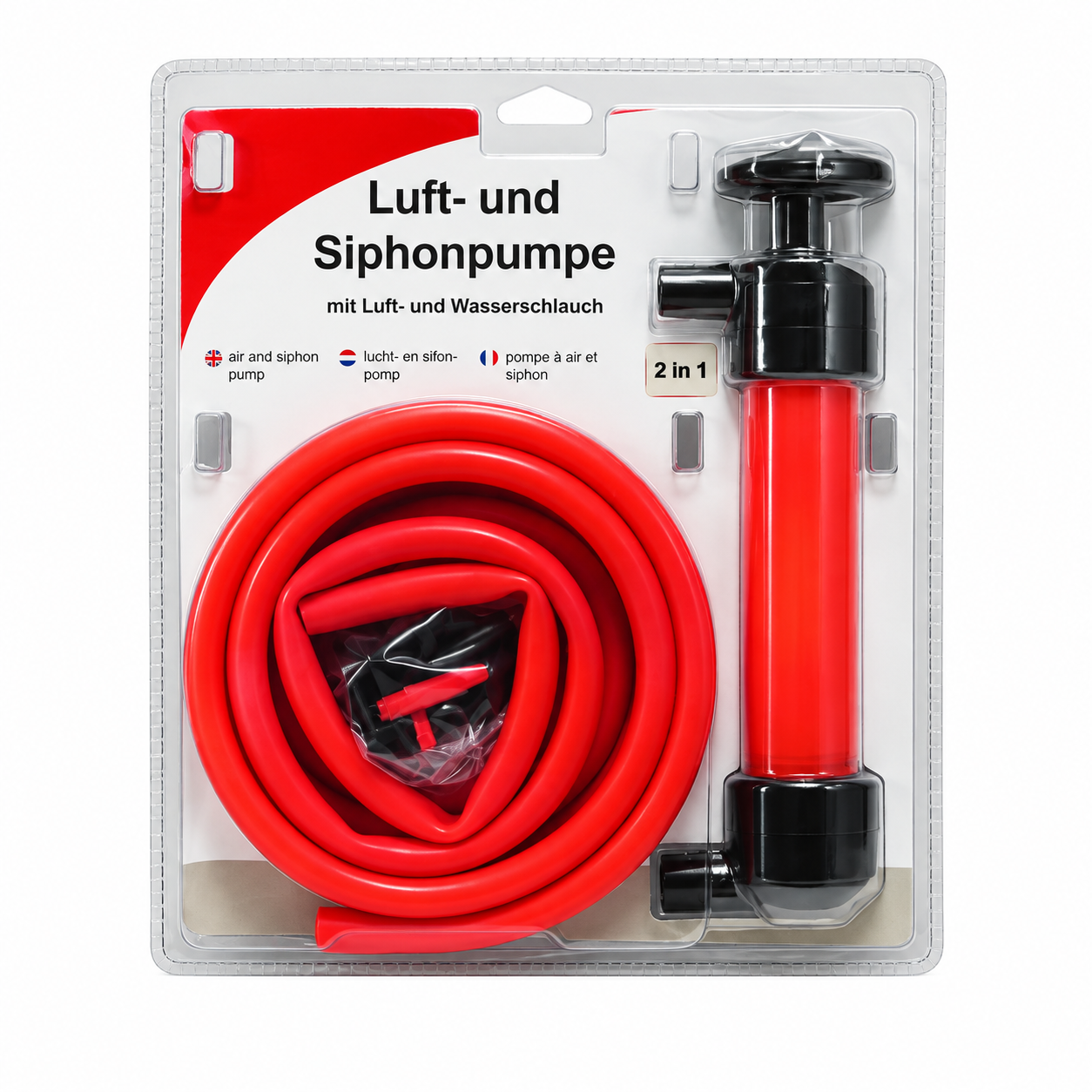 Luft- und Siphonpumpe
