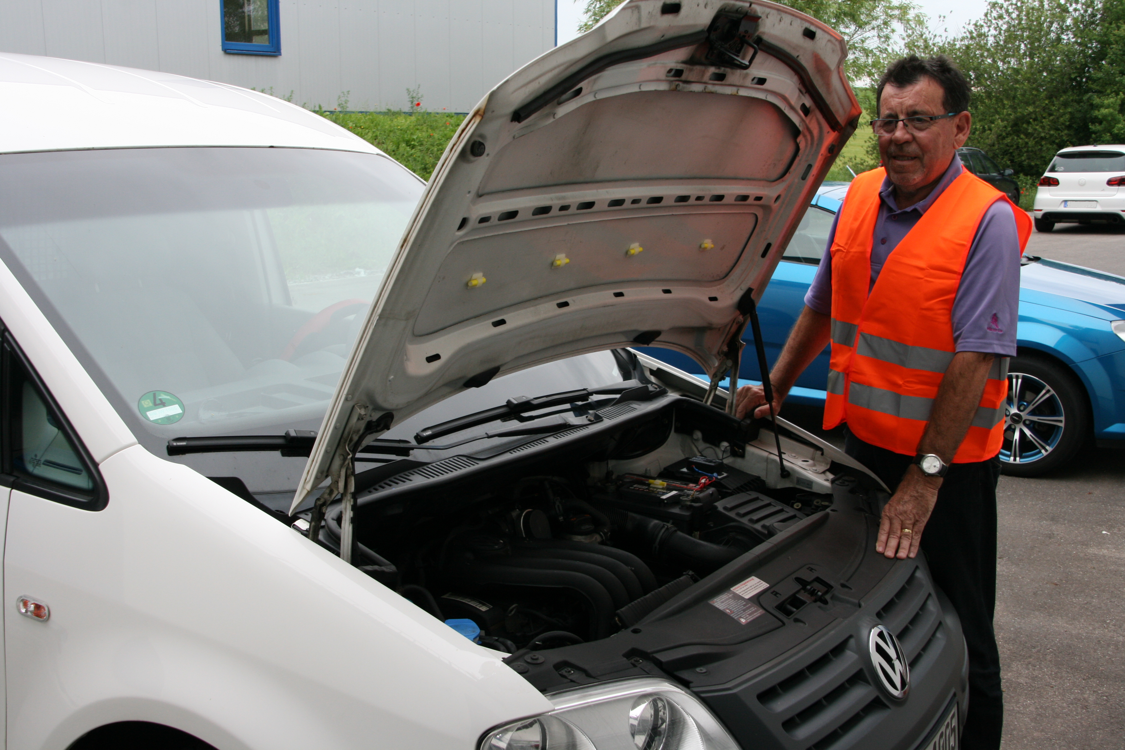Warnweste orange EN ISO 20471