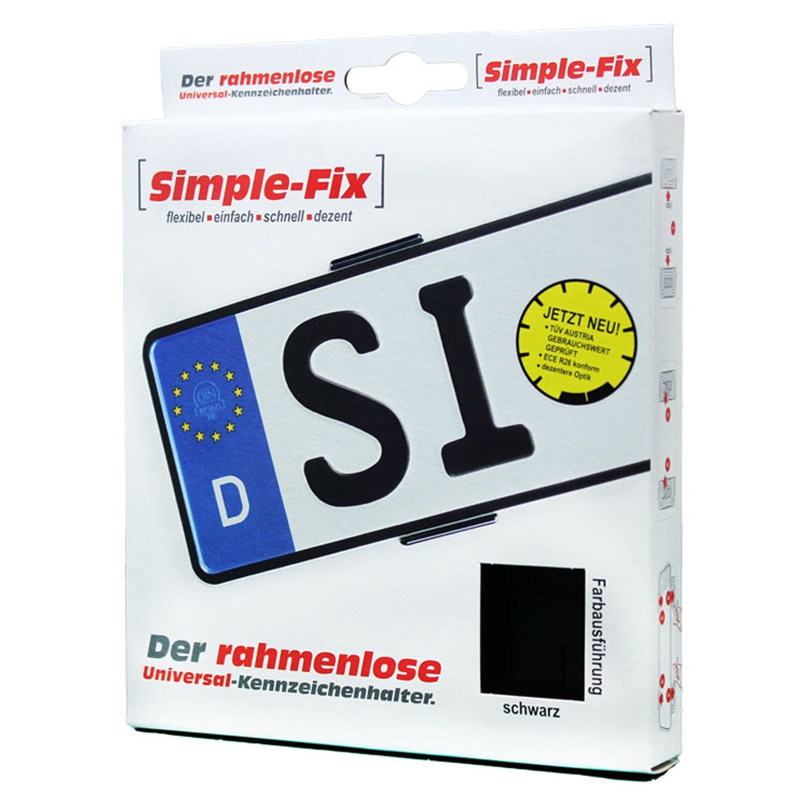 Universal Kfz-Kennzeichenhalter Simple-Fix