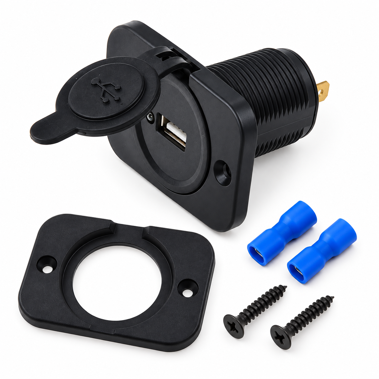 USB Einbau-Steckdose 12/24 Volt