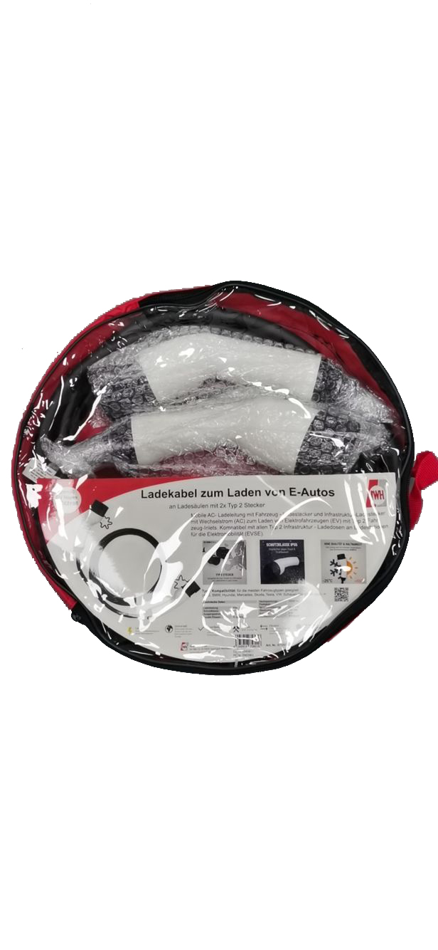 Ladekabel für E-Autos Typ2 - Typ2 Stecker IEC62197