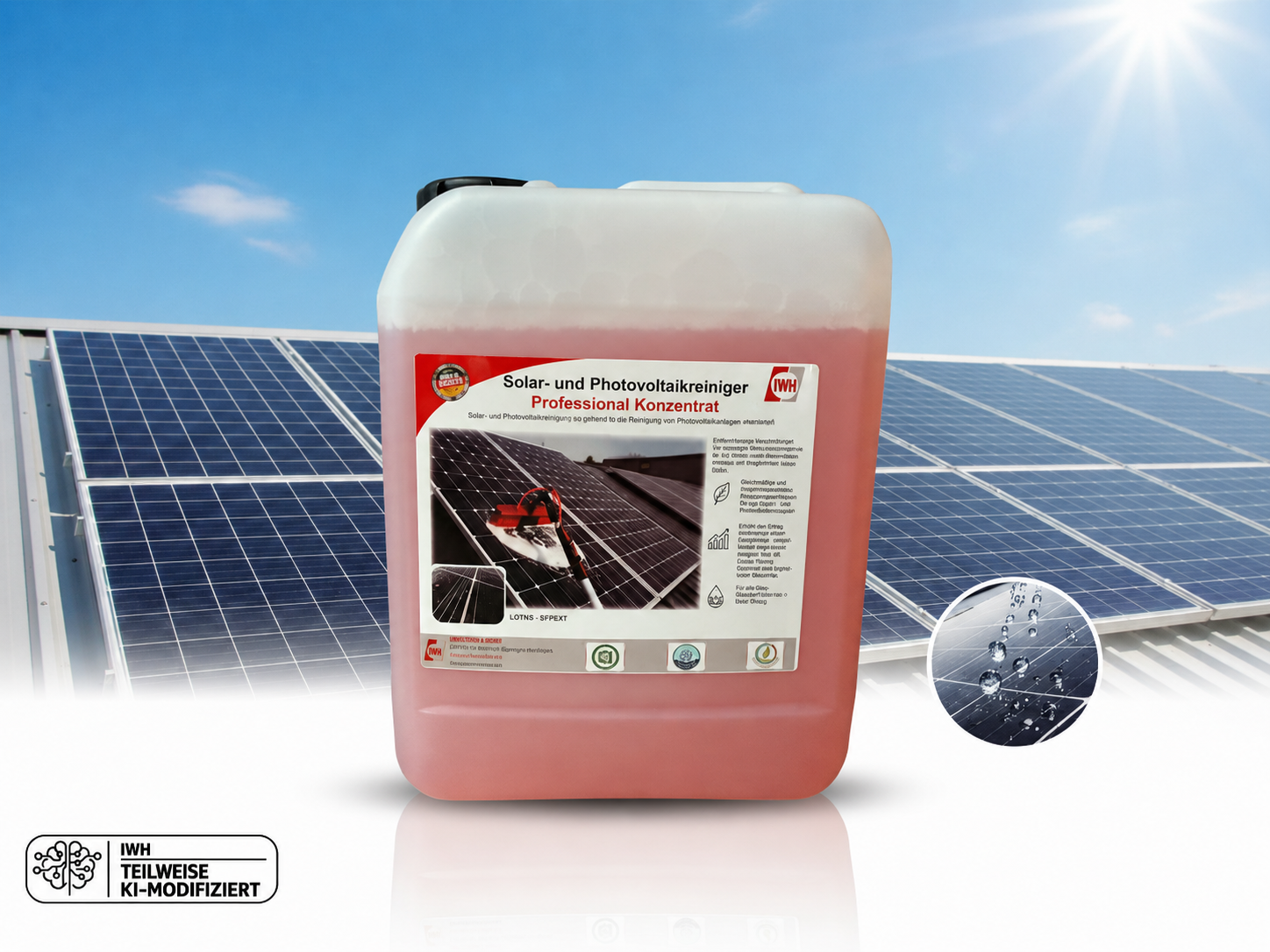 Solar- und Photovoltaikreiniger "Konzentrat" 5 Liter