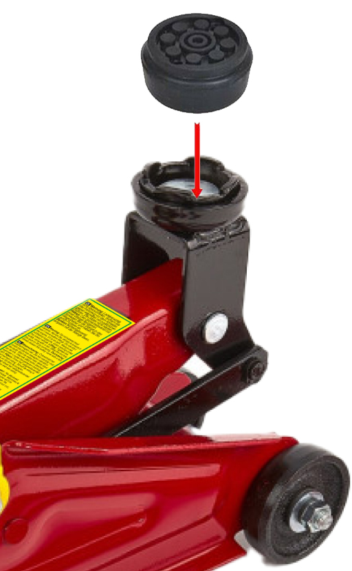 Gummiauflage Ø 39 mm für Wagenheber 010008