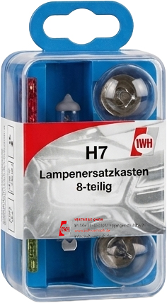 Lampenersatzkasten H7 8-teilig